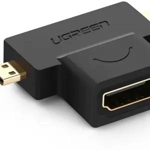 UGREEN Micro HDMI + Mini HDMI Male to HDMI Female Adapter