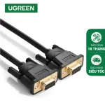 UGREEN DB9 RS232 محول Feكابل ذكر إلى أنثى 1.5m (أسود)
