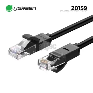 UGREEN Cat 6 U/UTP كابل شبكة 1m (أسود)