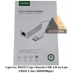 UGREEN USB 3.0 Gigabit Ethernet Adapter (White)