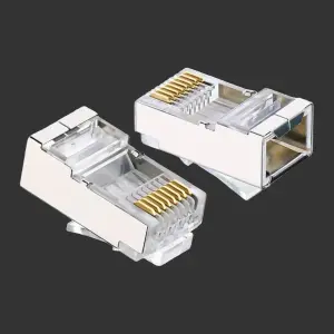 UGREEN Cat 6 رأس كريستال محمي 10 عبوة