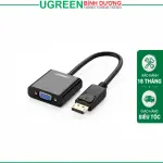 UGREEN DP ذكر إلى VGA أنثى محول (أسود)