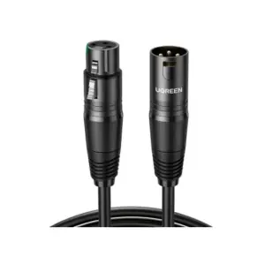 UGREEN Cannon Male to Female Microphone Extension Audio Cable 10m (Black)
