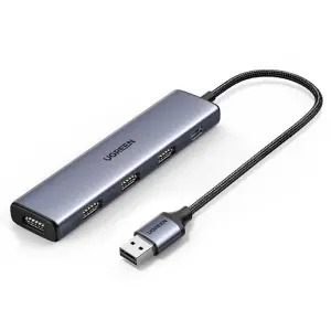 UGREEN USB 3.0 إلى 4*USB 3.0 موزع 20CM مع Type C منفذ طاقة