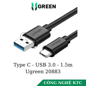 UGREEN USB-C ذكر إلى USB 3.0 A 3A كابل بيانات 1.5M