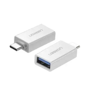 UGREEN USB-C إلى USB 3.0 A أنثى محول (أبيض)