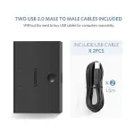 UGREEN USB 2.0 Sharing Switch 2x1 (Black)