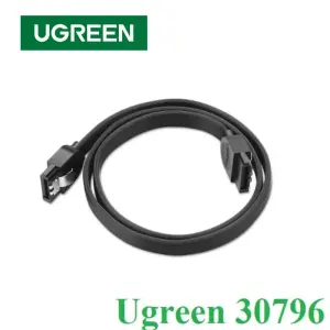 UGREEN كابل بيانات SATA 3 0.5m (أسود)