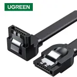 UGREEN Angled SATA 3 Data Cable 0.5m (Black)