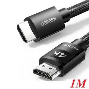 UGREEN 4K كابل HDMI ذكر إلى ذكر مضفر 1m 4K@60Hz HDMI 2.0