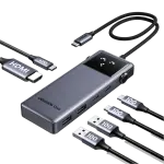 UGREEN 6-دخل-1 Uno USB-C إلى HDMI+2*USB 3.2 A+2*USB 3.2 C+PD Power محول