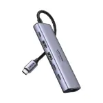 UGREEN 6-دخل-1 USB-C إلى HDMI 4K@60Hz + 2*USB-A 3.2+2*USB 3.2 C+PD Power محول