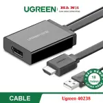 UGREEN HDMI + USB to DP Converter 0.5m (Black)