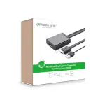 UGREEN HDMI + USB to DP Converter 0.5m (Black)