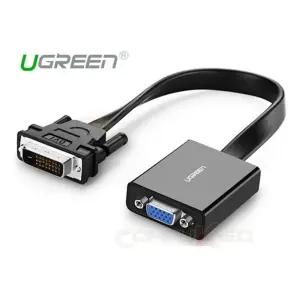 UGREEN DVI-D إلى VGA نشط محول كابل مسطح
