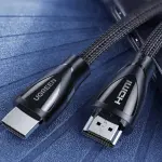 UGREEN HDMI A M/M كابل مع مضفر 0.50m 8K@60Hz/4K@120Hz