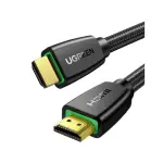 UGREEN كابل HDMI فاخر بضفيرة نايلون 1m 4K@60Hz HDMI V2.0 (أسود)