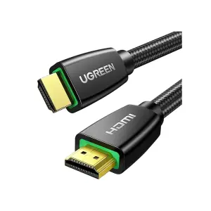 UGREEN High-End HDMI Cable with Nylon Braid 1.5m 4K@60Hz HDMI V2.0 (Black)