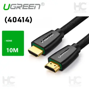 UGREEN High-End HDMI Cable with Nylon Braid 10m 4K@60Hz HDMI V2.0 (Black)