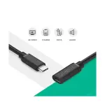 UGREEN USB Type C Male to Female Extension Cable 0.5m (Black)