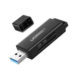 UGREEN USB 3.0 to TF + SD Dual Card Reader (Black)