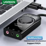 UGREEN USB External Stereo Sound Adapter 15cm (Black)