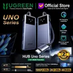 UGREEN USB-C إلى HDMI(4K@60Hz) +2*USB-A3.0+USB-C3.0+USB-A2.0+Gigabit RJ45+PD(100W)