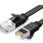 UGREEN Cat 6 U/UTP Pure Copper Ethernet Flat Cable 10m (Black)