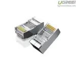 UGREEN Cat 6 رأس كريستال محمي 100 عبوة