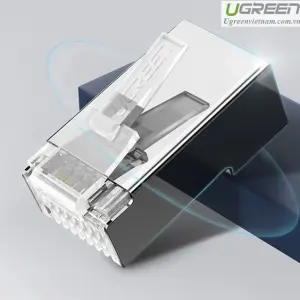 UGREEN Cat 6 رأس كريستال محمي 100 عبوة