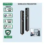 UGREEN Wireless Presenter With a AAA battery *Control distance: 100 meters; *Laser distance: >200 meters;