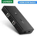 UGREEN HDMI Switch Box 2 In 1 Out KVM Switching