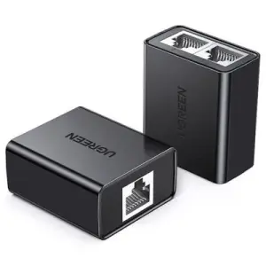 UGREEN RJ45 Splitter محول 2 عبوة (أسود)