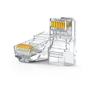 UGREEN Cat 6 رؤوس RJ45 معيارية غير محمية 50-عبوة