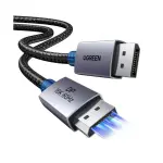 UGREEN DP Male to Male 16K Braided Cable 2M