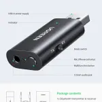 UGREEN USB 2.0 to 3.5mm Bluetooth Transmitter/Receiver Adapter with Audio Cable