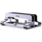 UGREEN Vertical Laptop Stand (Dual-slot) Aluminium Size L150*W105*H54MM Up To 15.6" (silver)