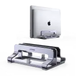 UGREEN Vertical Laptop Stand (Dual-slot) Aluminium Size L150*W105*H54MM Up To 15.6" (silver)