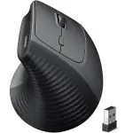 UGREEN Wireless Vertical Mouse Pink 2.4Ghz&BT