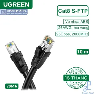 UGREEN Cat8 CLASSⅠS/FTP دائري كابل إيثرنت 10M