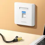 UGREEN Dual Port Wall Plate 1 PCs/Bag