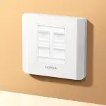 UGREEN Quadruple-Port Wall Plate 1 pc