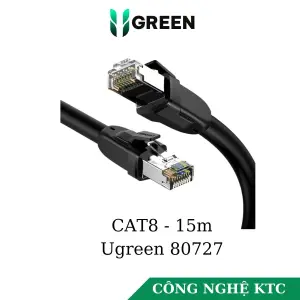 UGREEN Cat8 CLASSⅠS/FTP دائري كابل إيثرنت 15M