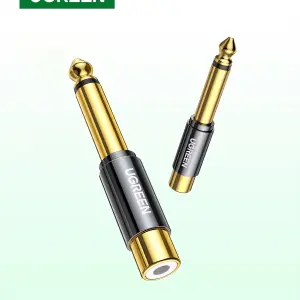 UGREEN 6.35mm Male to RCA Female Adapter